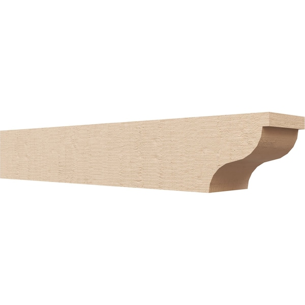 Ekena Millwork 6in. W x 6in. H x 36in. L Garner Woodgrain TimberThane Rafter Tail, Primed Tan RFTUR06X06X36GARRCPR - main